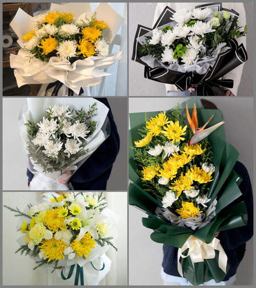 湖北十堰市郧阳区茶店镇鹰卧沟村白事花束代送